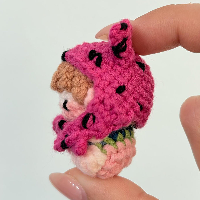 diy wool mini gummies doll pendant
