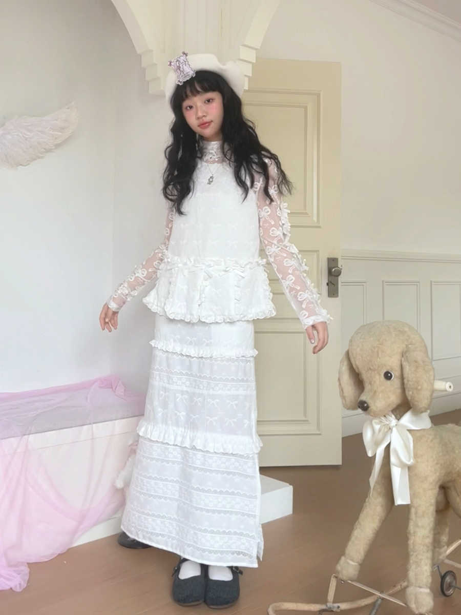 Lovely Poem Bow Plush Top