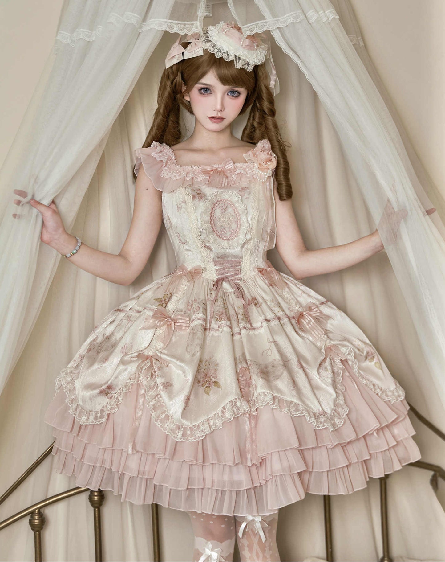 Rabbit Sakura Lolita JSK Dress