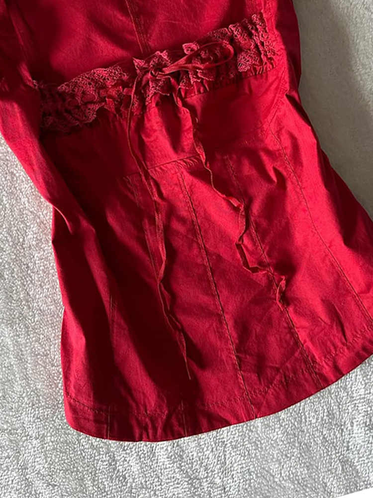 Red Retro Top