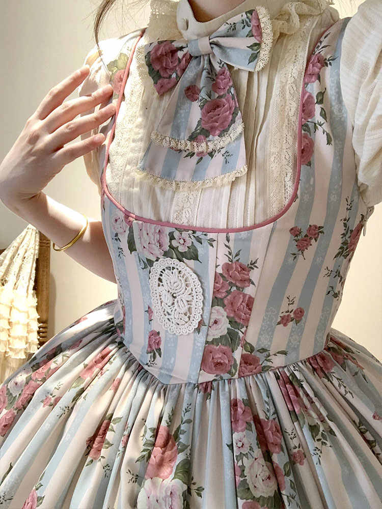 Rose Floral Lolita Princess Dress