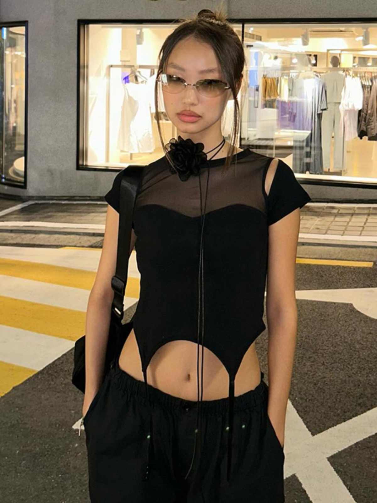 Mesh Angel Love Top
