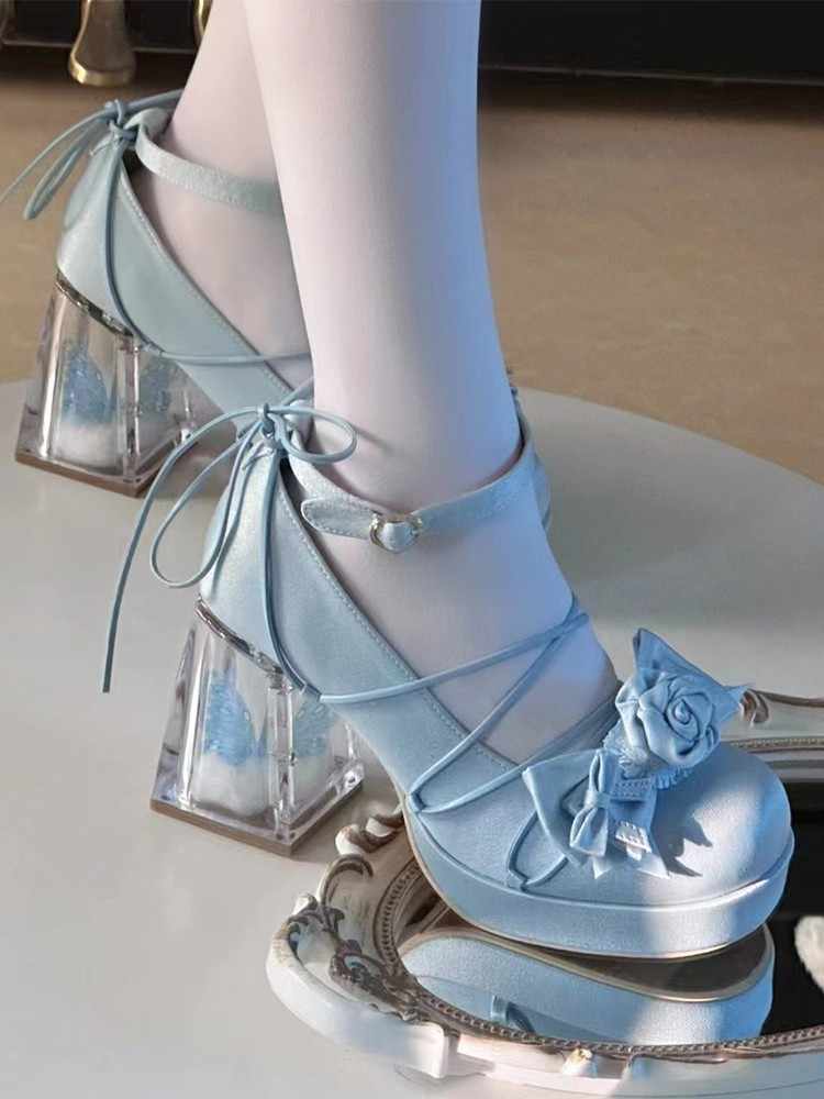 Bow Tie Glasshouse Lolita Shoes