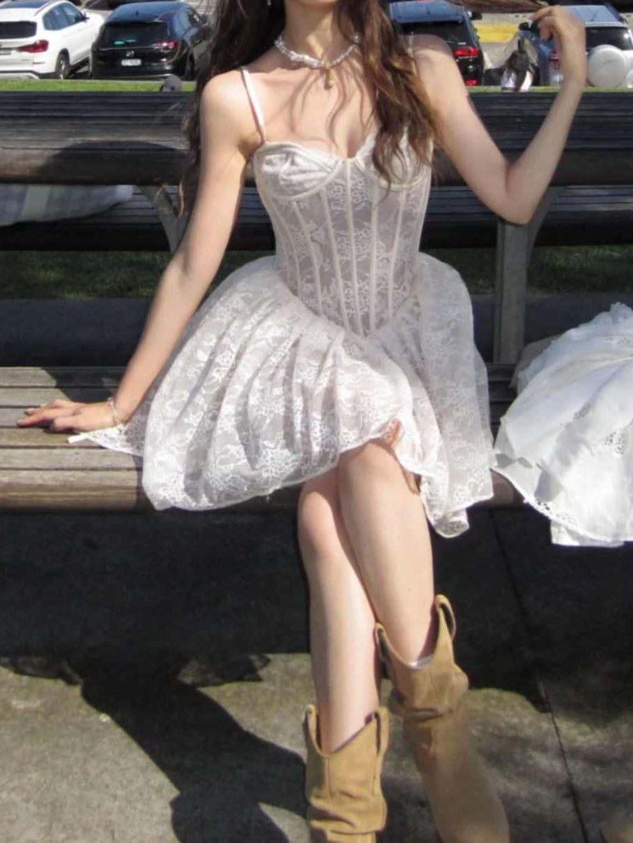 French Ballet Lace Dress