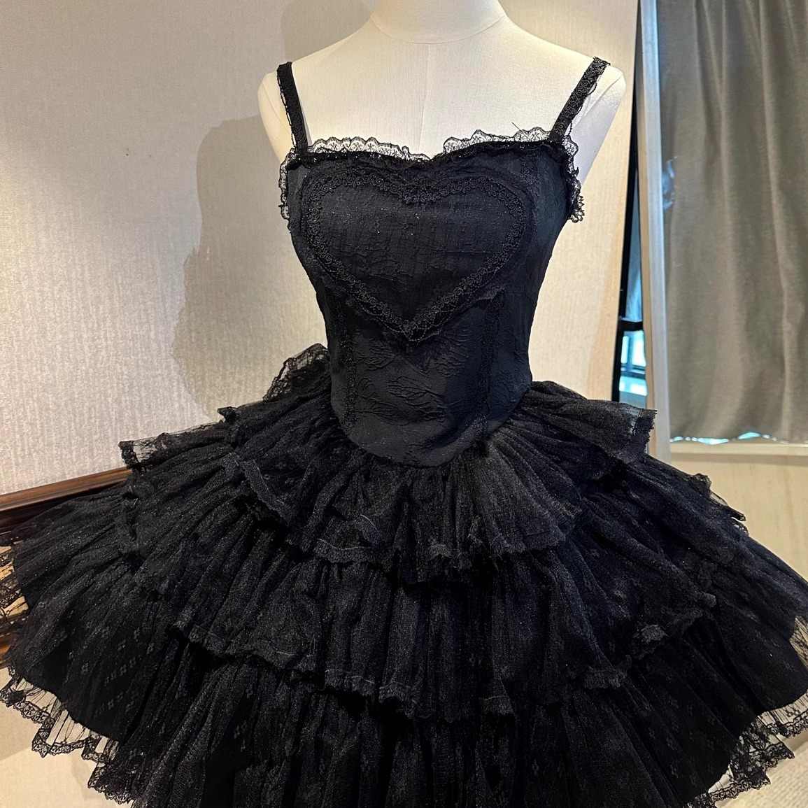 Leibala Doll Lace Mesh Lolita Dress
