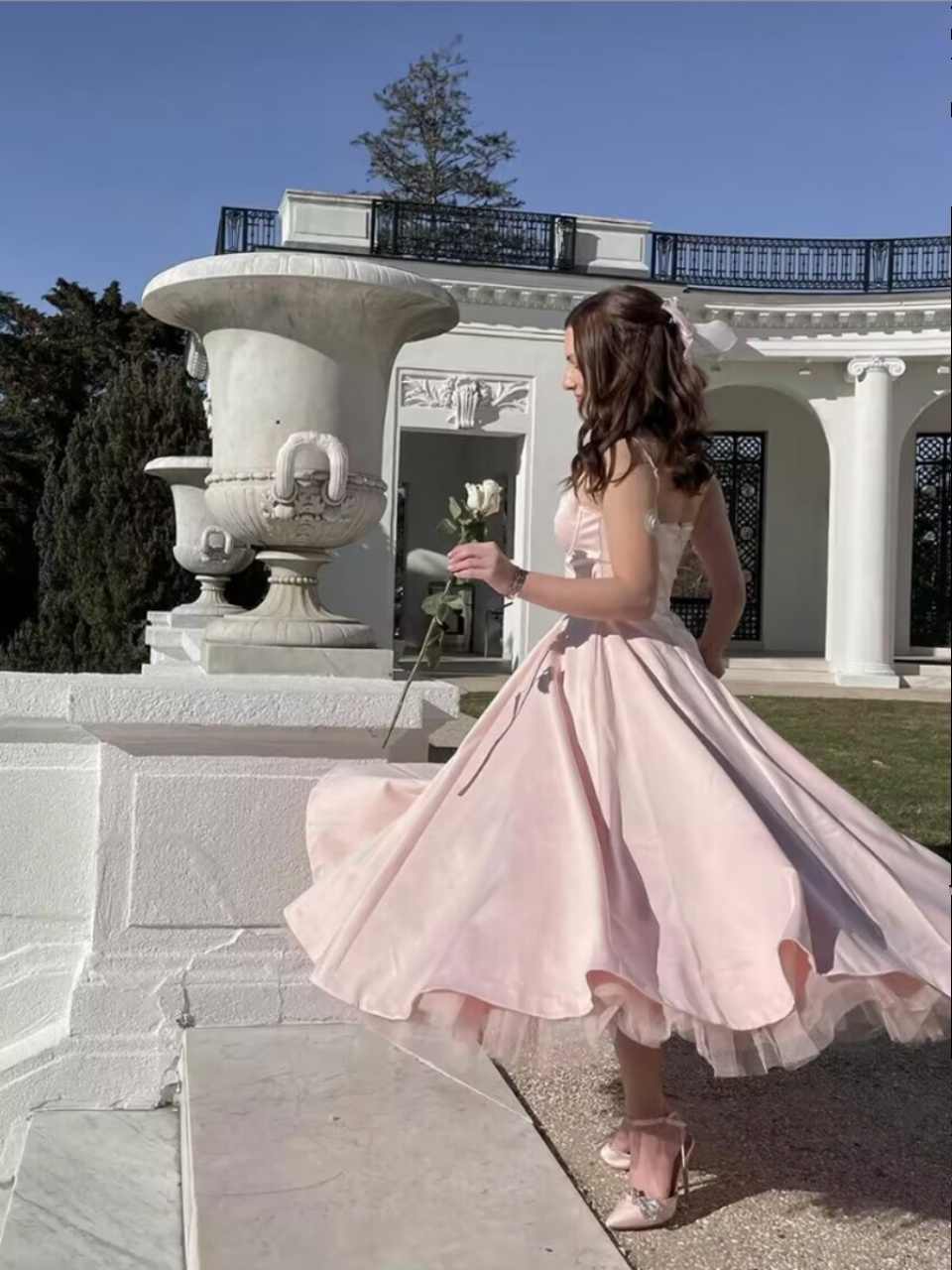 Pink Princess Suspender Dress