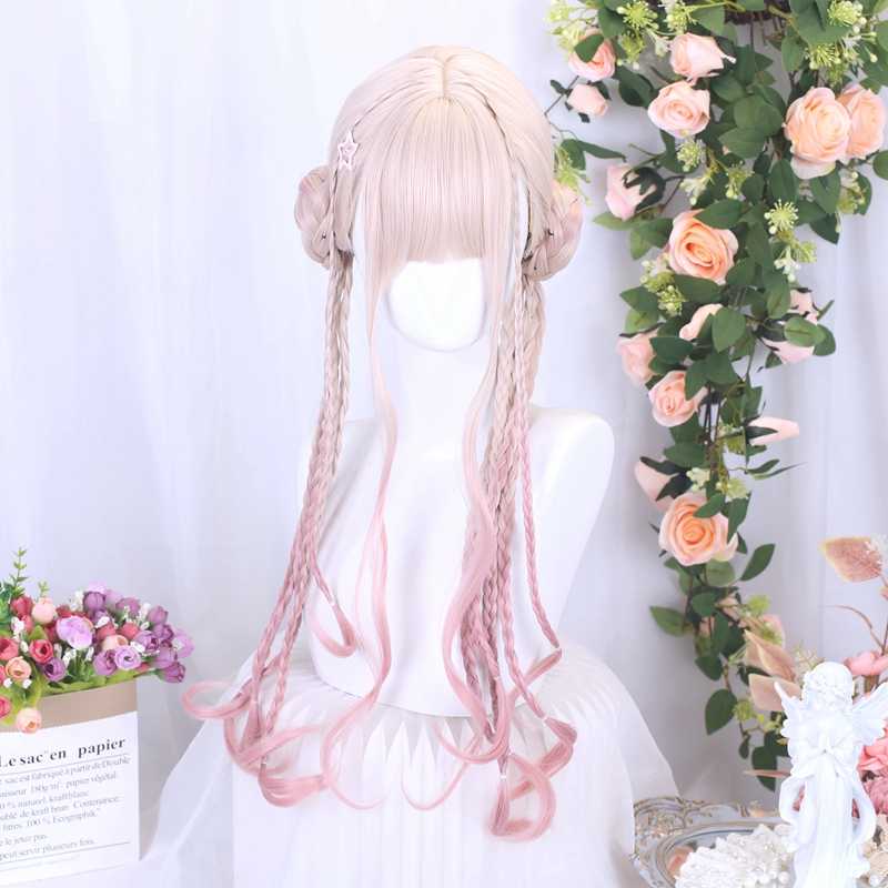 Pink Gradient Lolita Wig