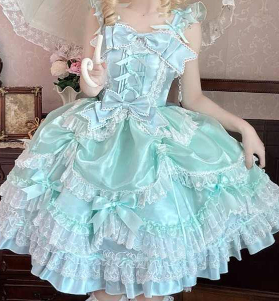 Crystal JSK Flower Lolita Dress