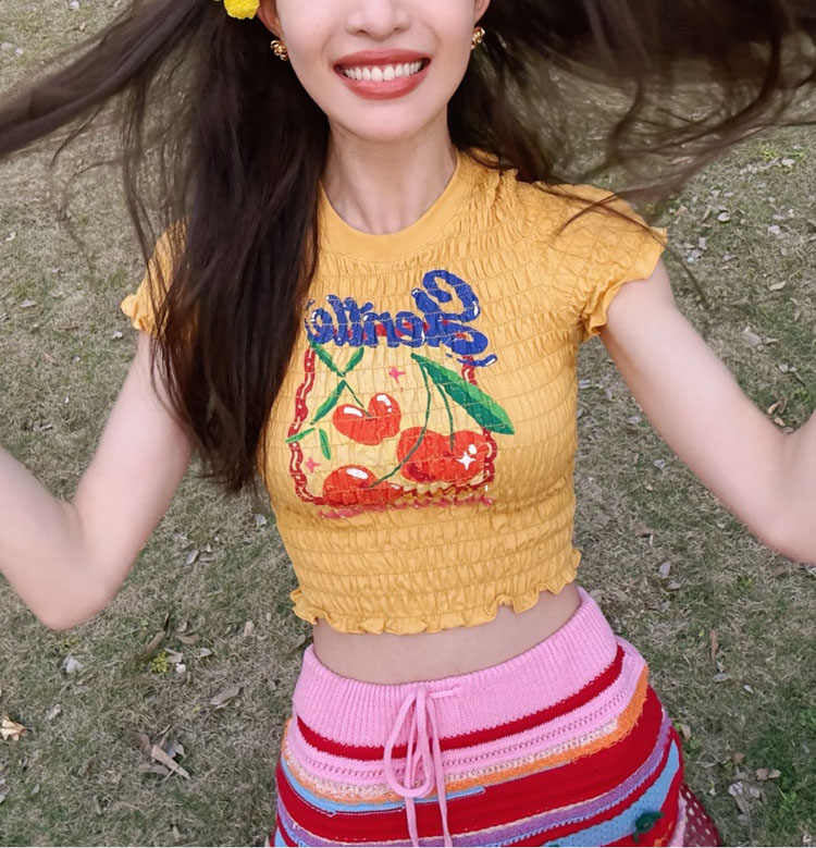 Indie Cherry Baby Tee