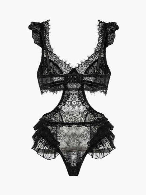 Backless Lace Lingerie