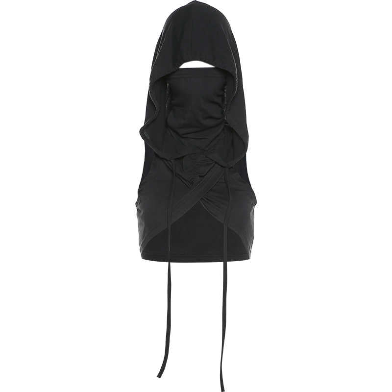 Wasteland Sleeveless Hooded Top