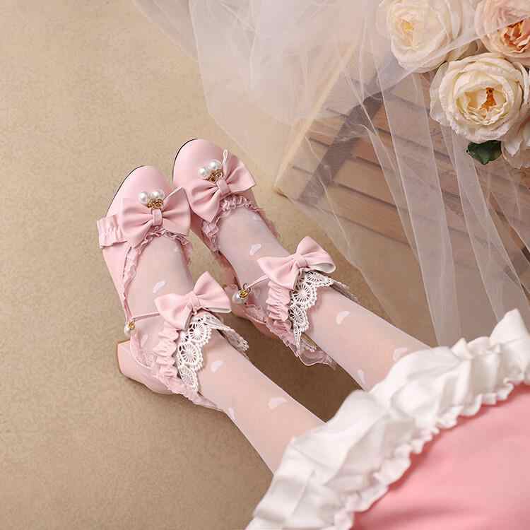 Princess Bows Leather Sandals