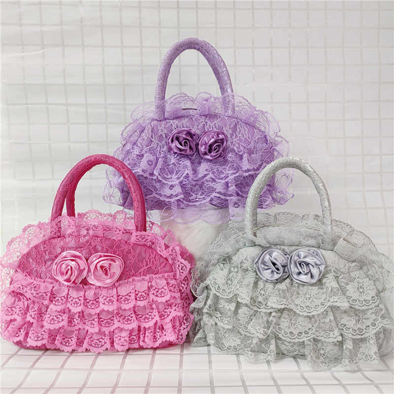 Retro Lace Roses Bag