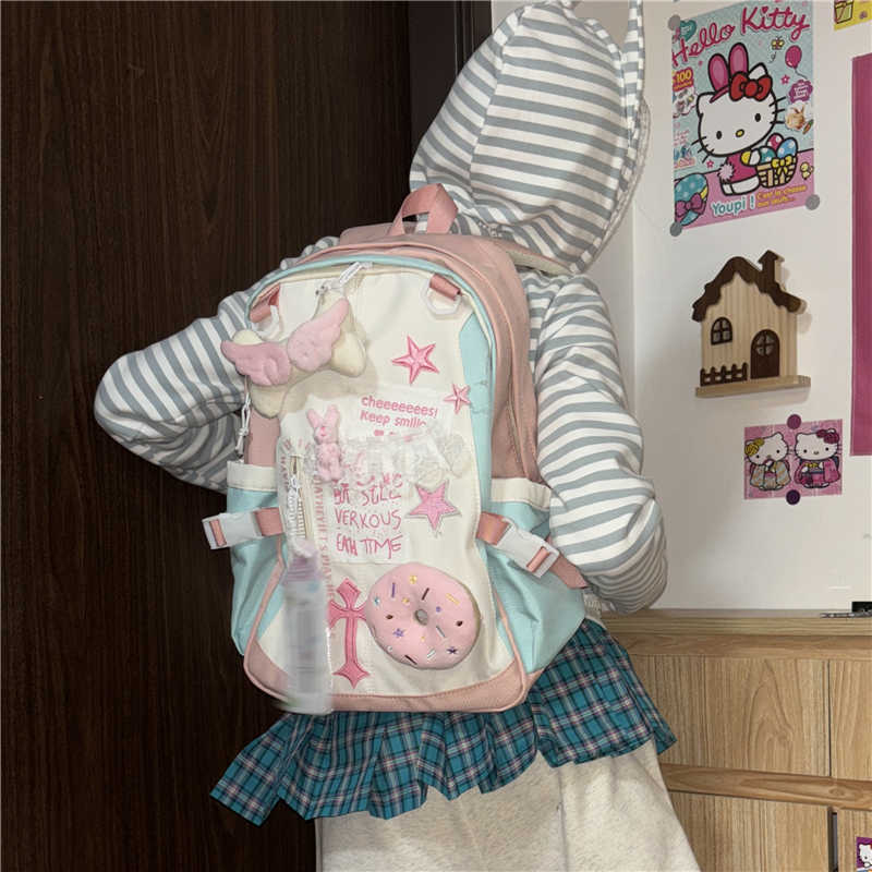 Nikkoyu Pink Star Backpack