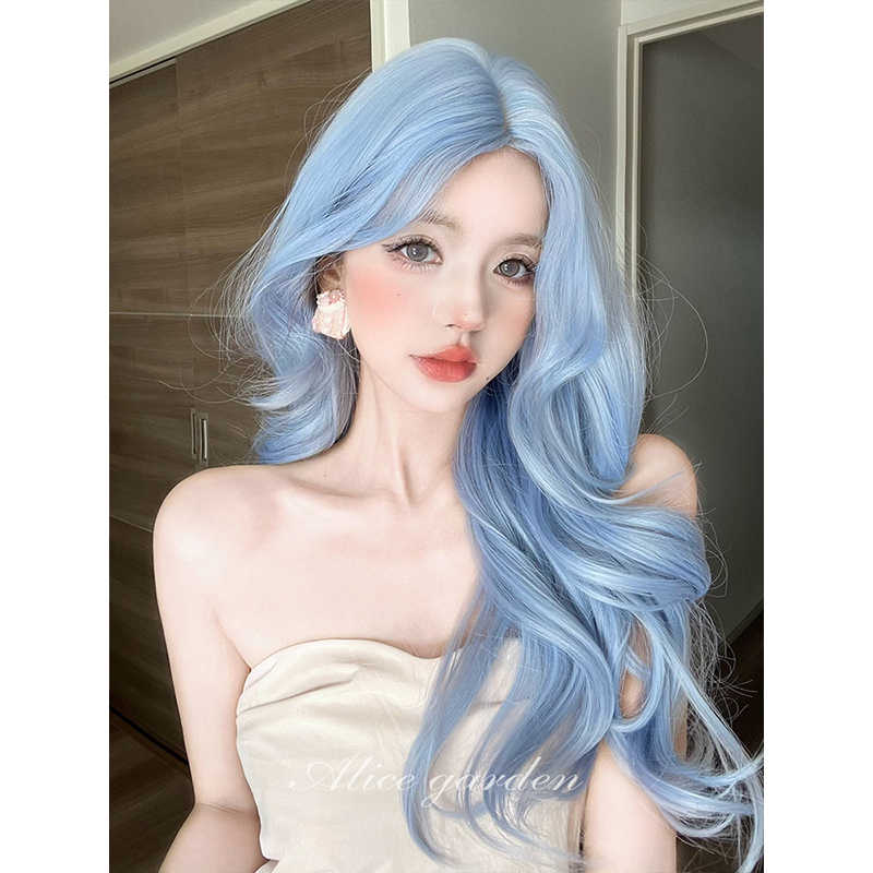 Blues Melody Curly Wig