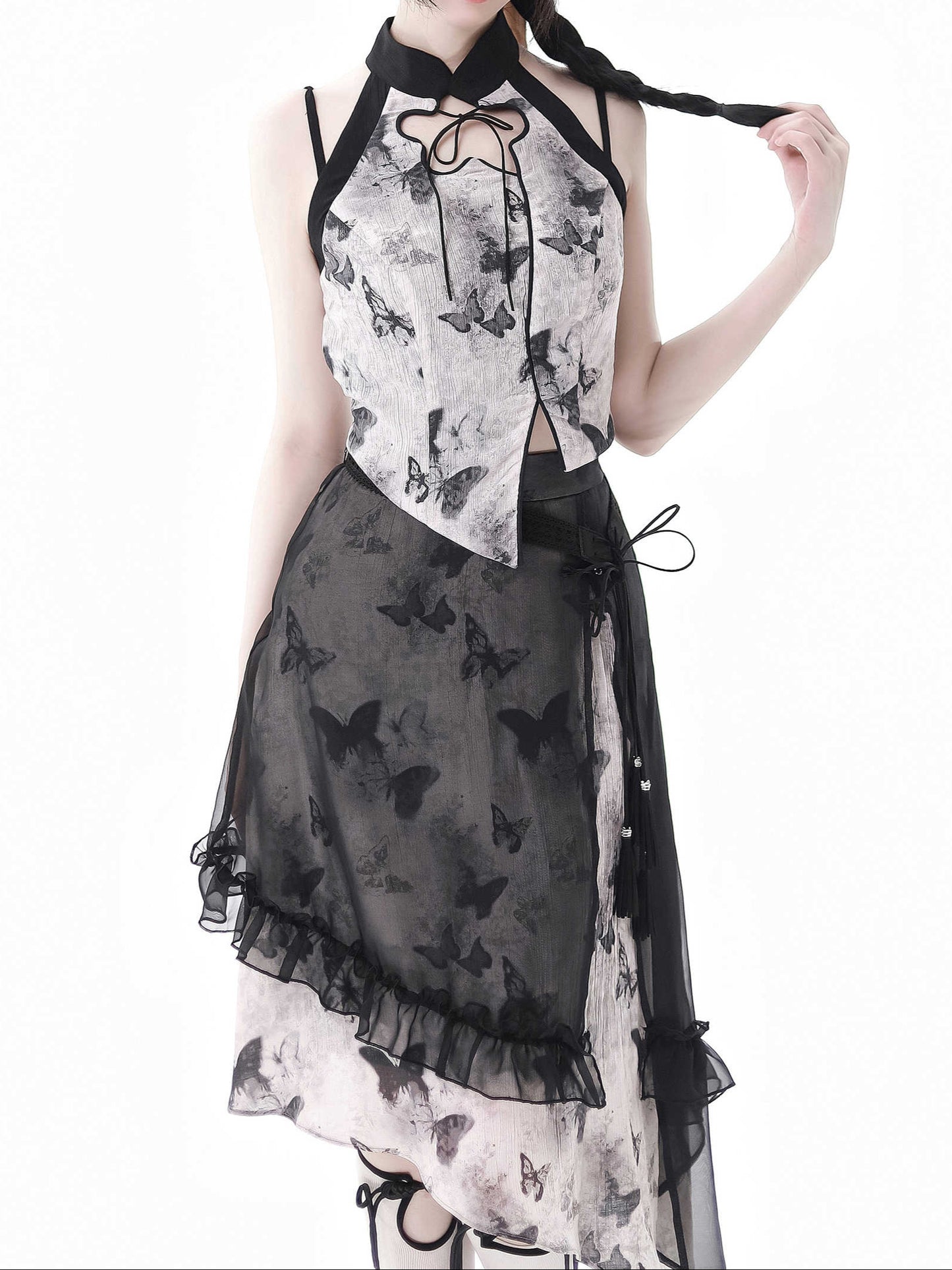 Acubi Butterfly Dress Design Split Coord