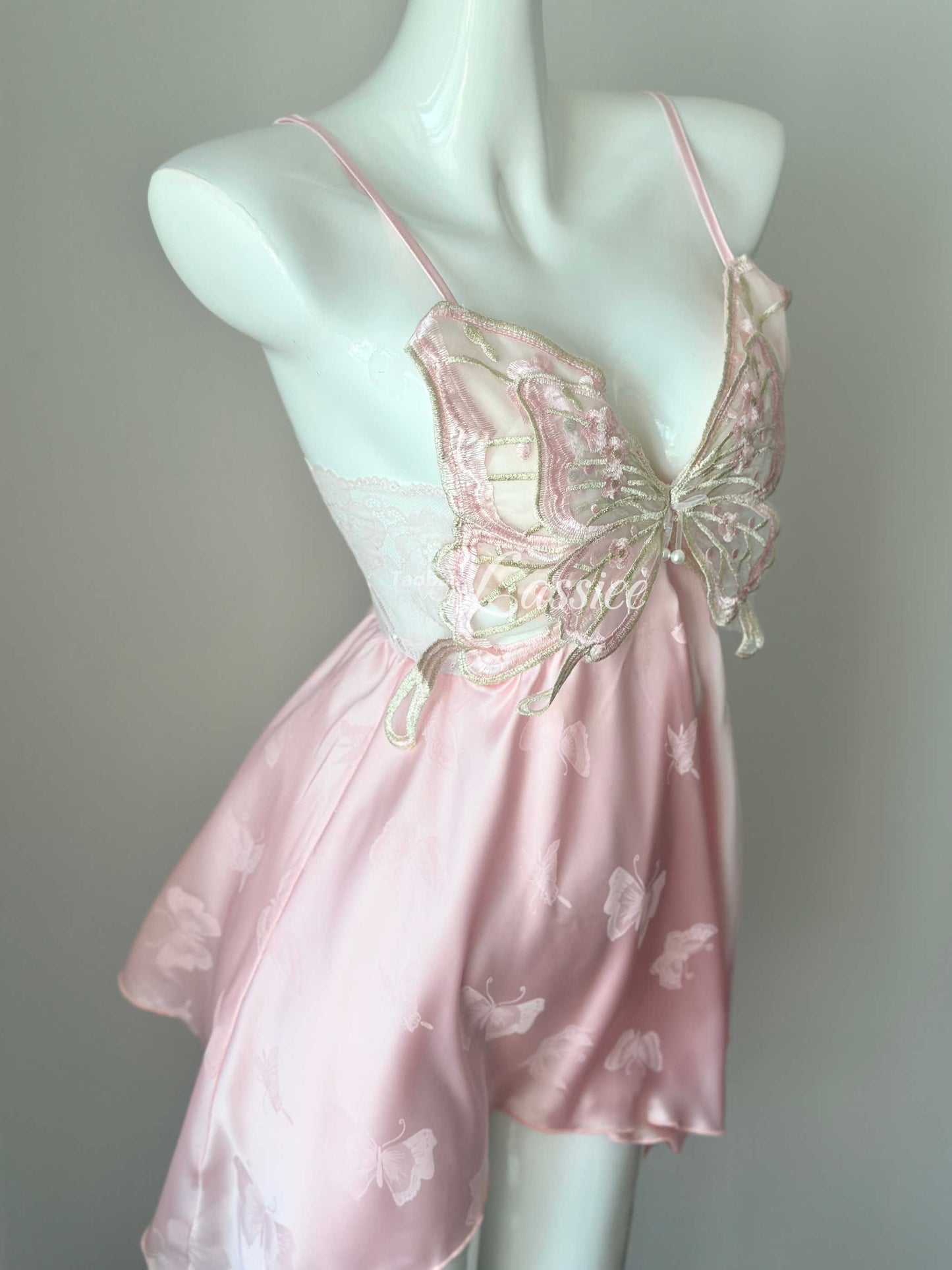 Pure Desire Ice Silk Butterfly Pajamas