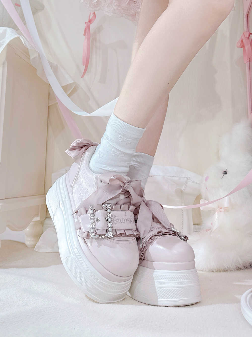 Sweet Bandage Landmine Shoes