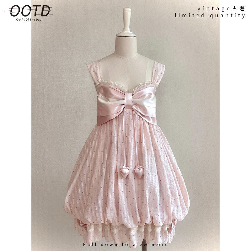 sakura pink coquette dress