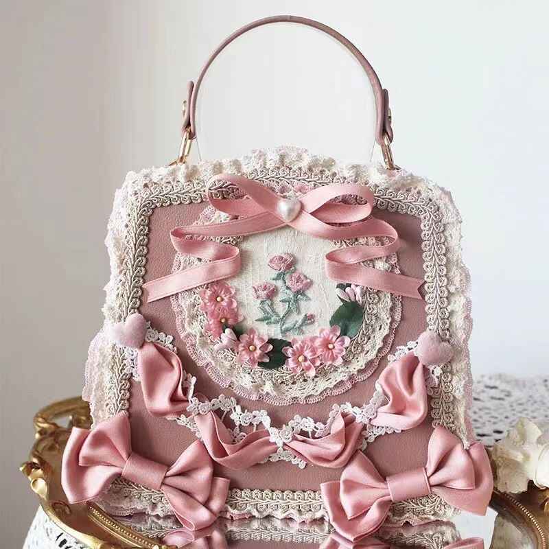 Lolita Flower Lace Handbag