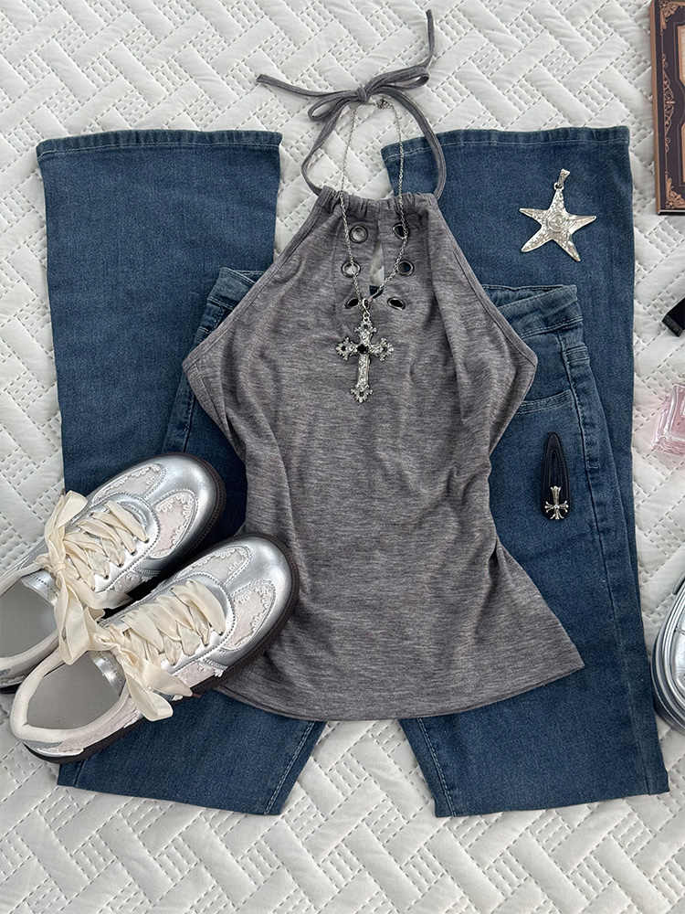 Retro Gray Top