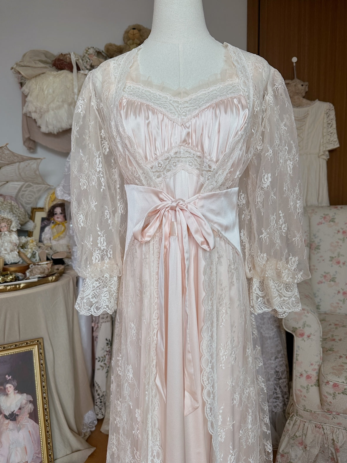 Princess Retro Lace Nightgown