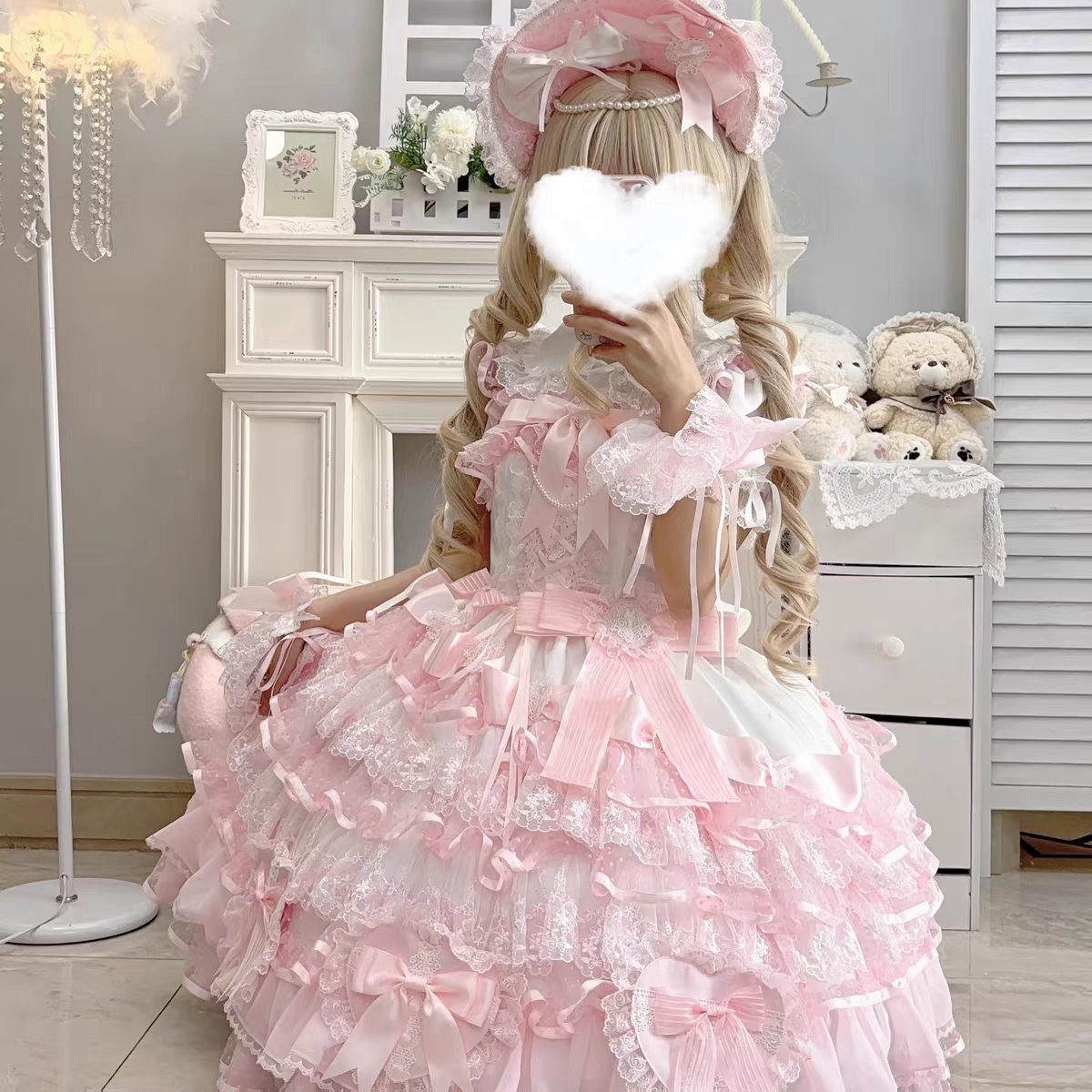 love little flower wedding lolita dress