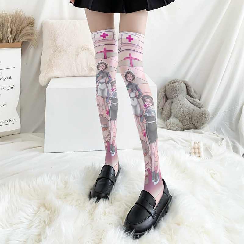 Black Sweet Anime Socks