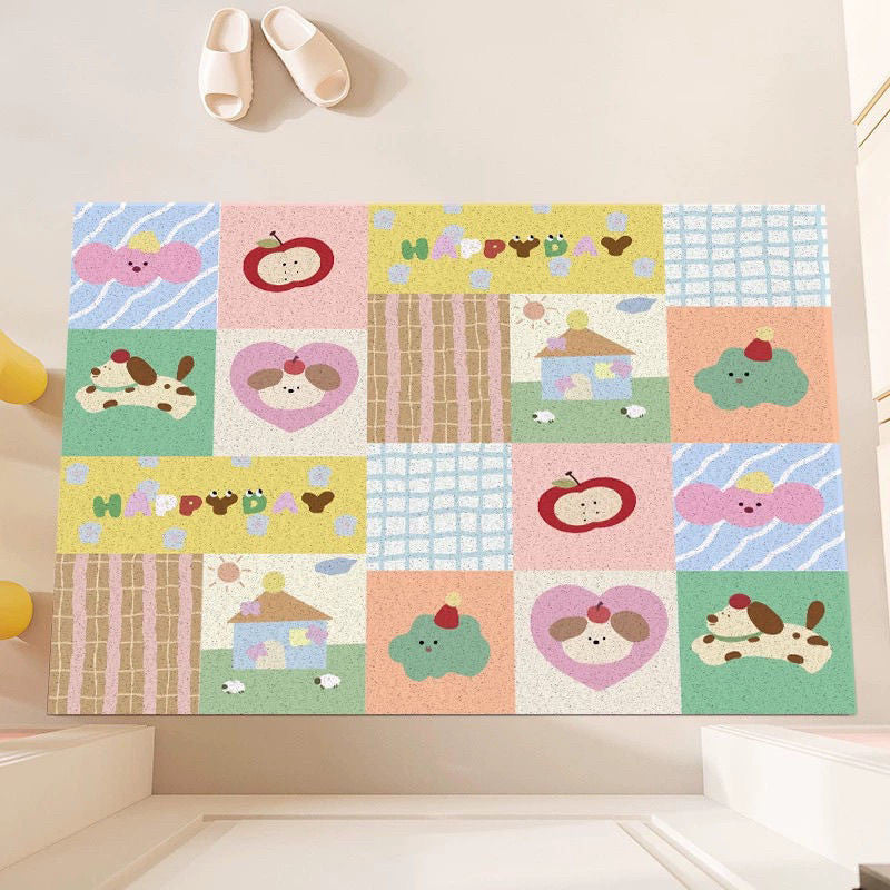 kawaii door floor mat (wire loop)