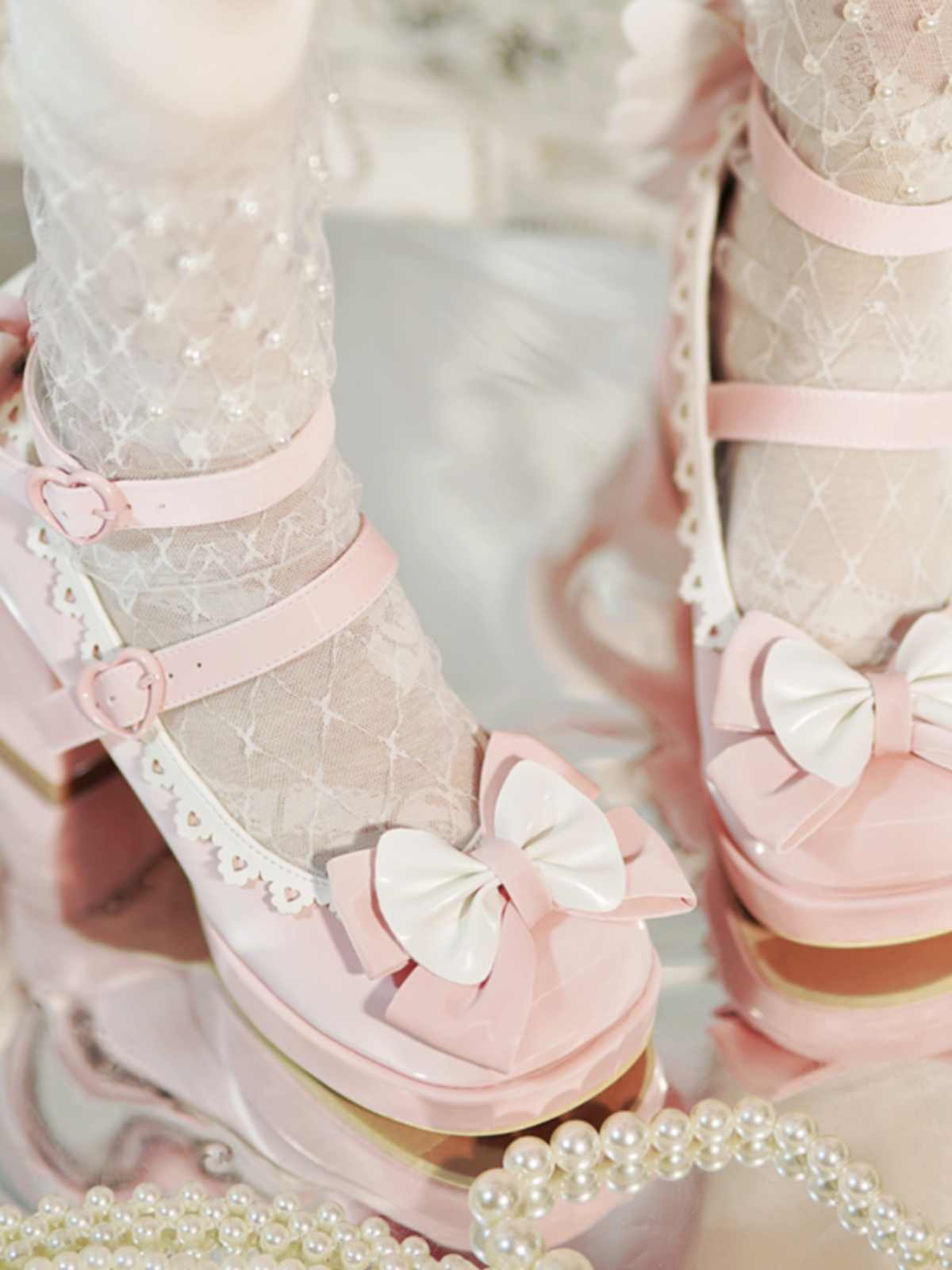 Flowers Butterfly Dream Lolita Shoes
