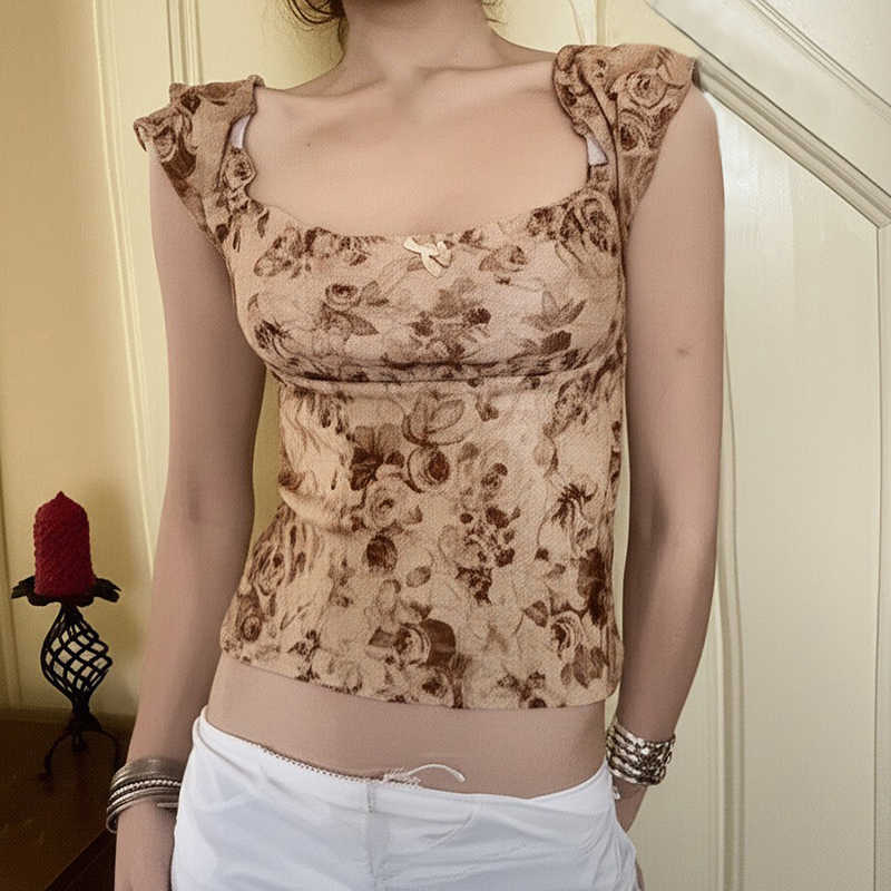Dry Rose Retro Top