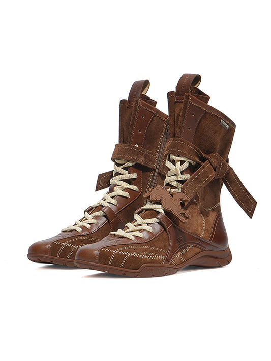Retro nubuck leather Martin boots