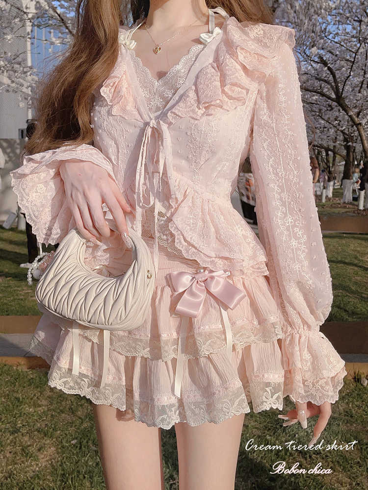 Sakura Lace Antique Skirts