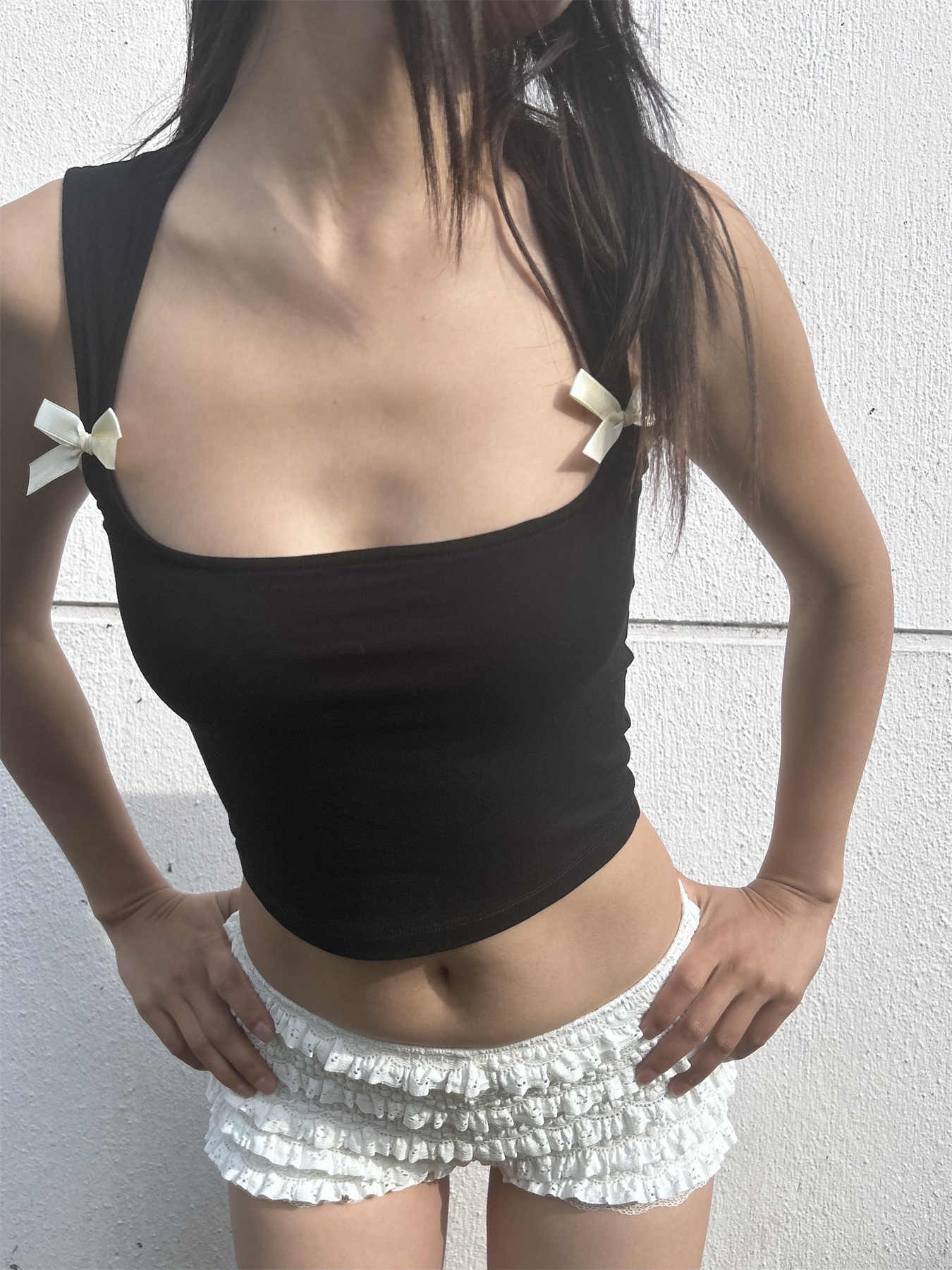 Dark Coquette Bows Tank Top