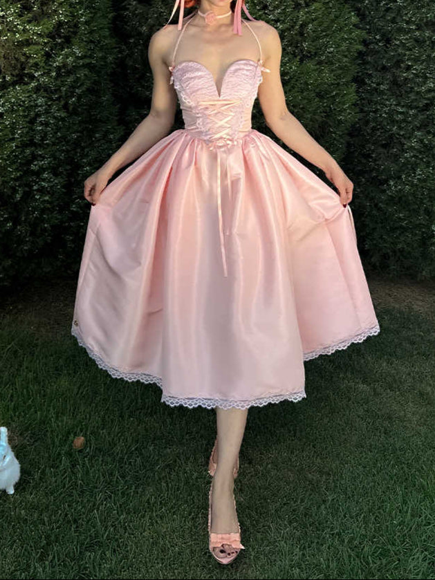 Retro Ballet Girl Dress