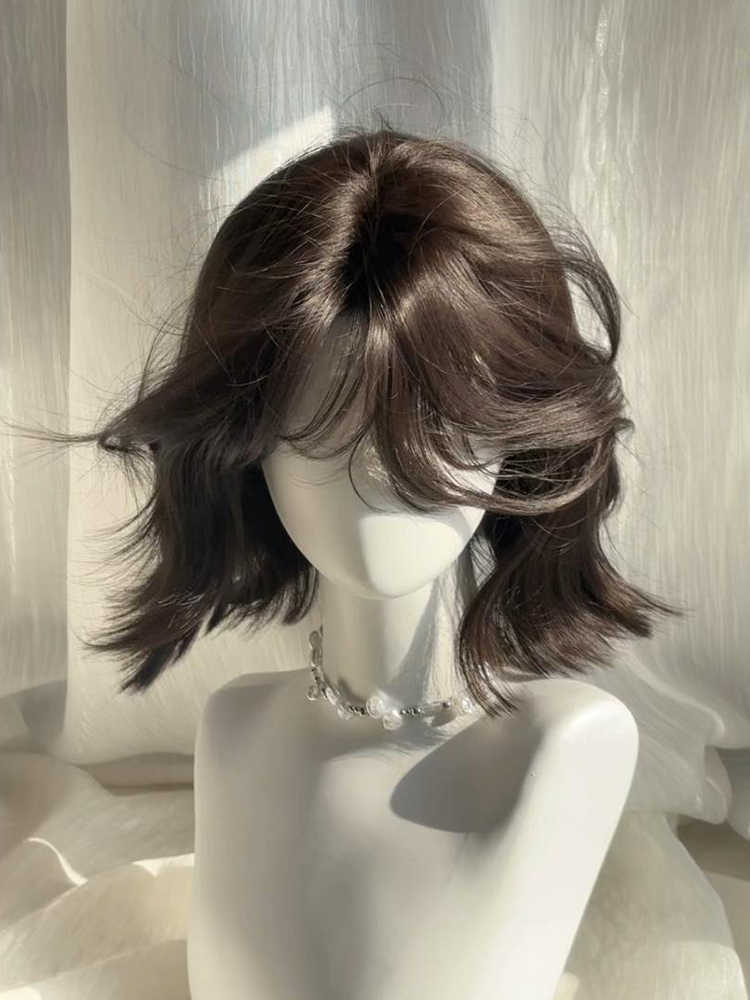 JK Natural Short Curly Wig