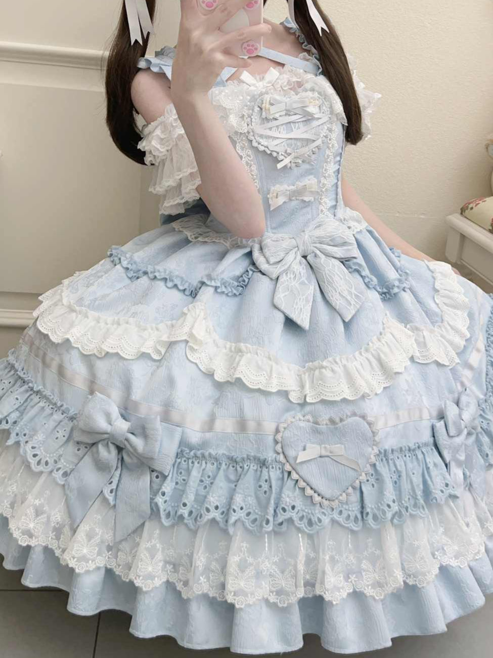 Lolita Lace Ruffled Dress
