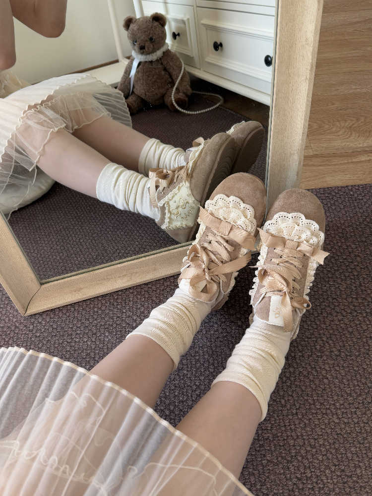 Lace Cake Ballet Sneakers