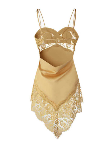 Ice Silk Lace Nightgown