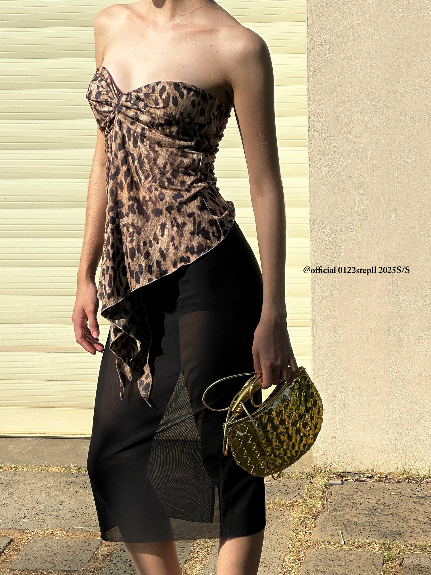 Leopard Backless Tube Top