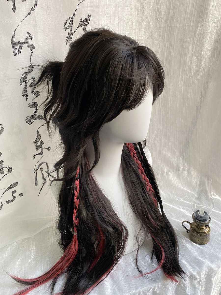 Black&Red Jellyfish Wig