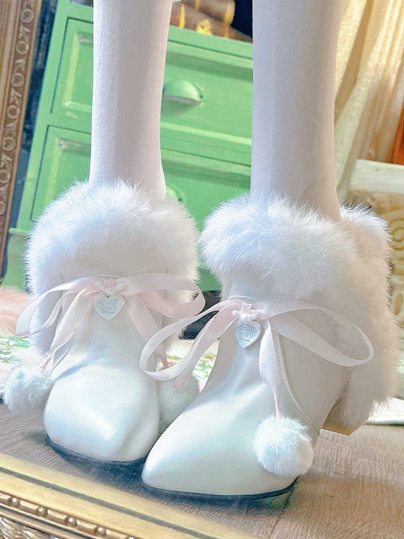 Princess Fur Short Boots