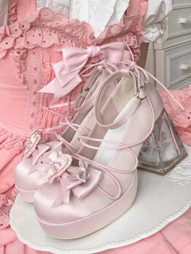Bow Tie Glasshouse Lolita Shoes