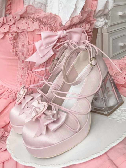 Bow Tie Glasshouse Lolita Shoes