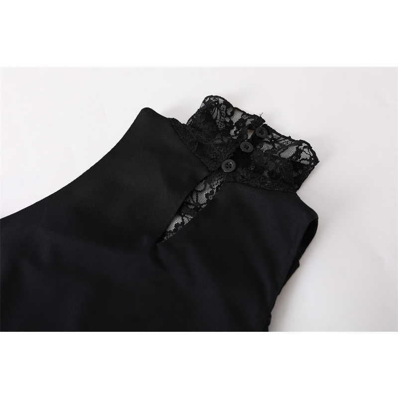 Dark Coquette Lace Mesh Fishtail Dress