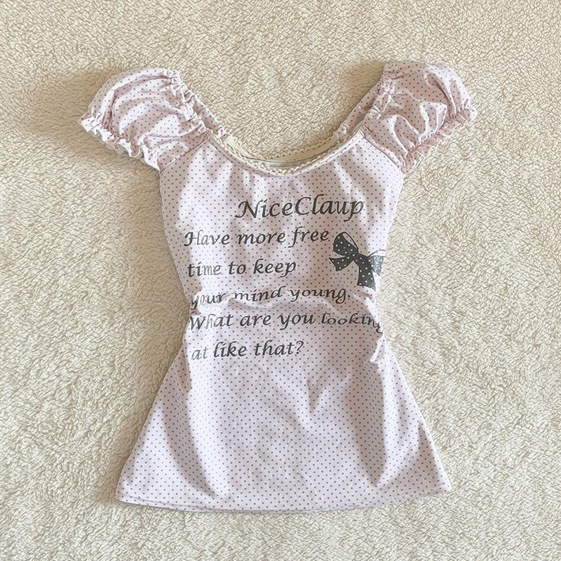 Coquette Pink Lace T-shirt