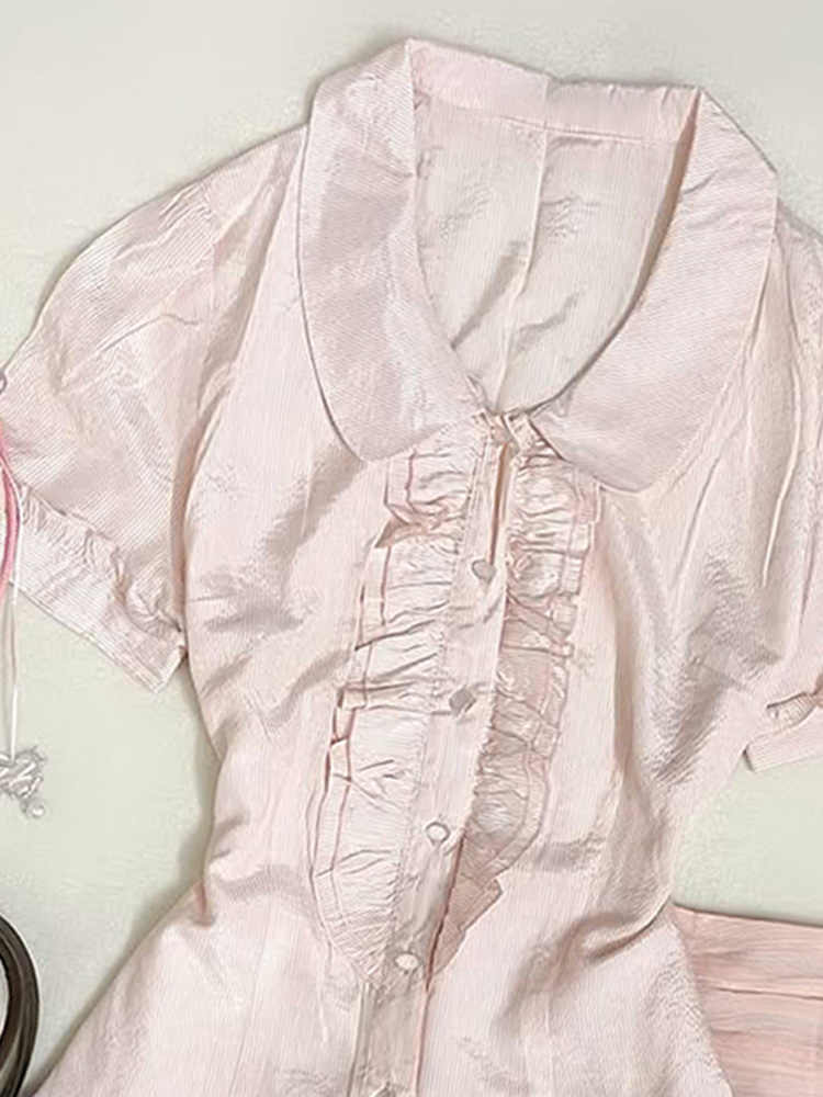Vintage Girly Pink Shirt