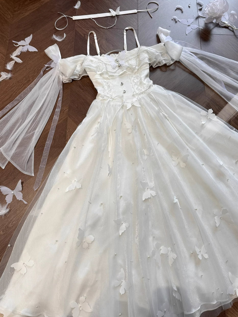 Moonlight Butterfly Fairy Gauze Dress