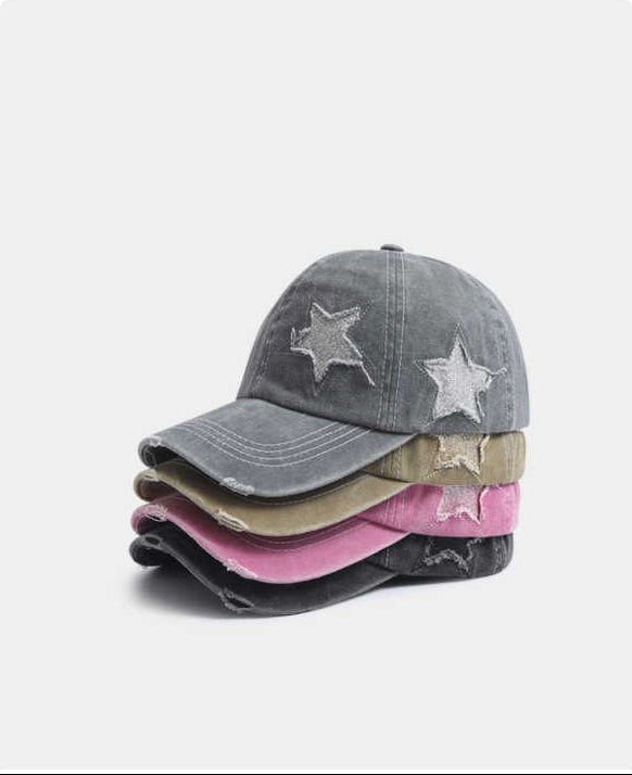 Y2K Star Baseball Hat