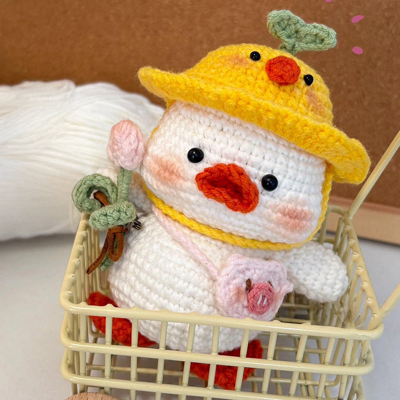 diy woolen duck material bag